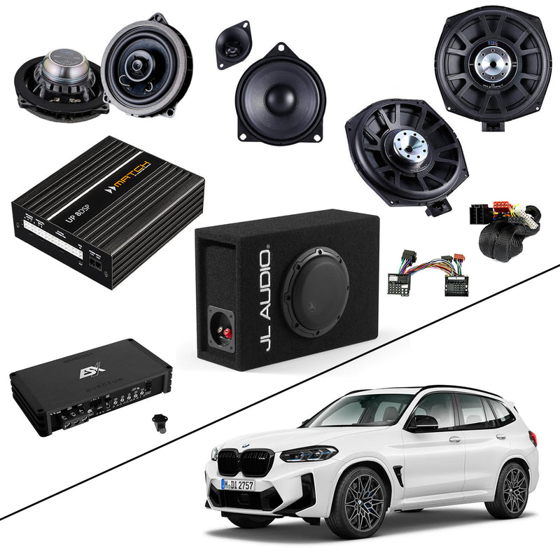 Speaker & Sub upgrade LEVEL 3 - BMW X3 (2017-2020 | G01) with basic sound