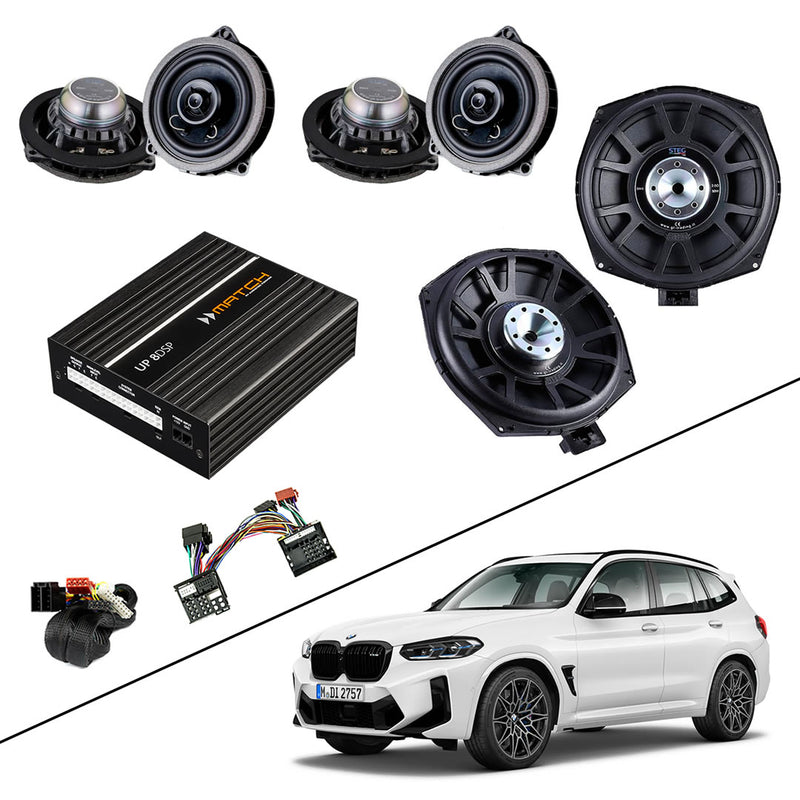 Speaker & Sub upgrade LEVEL 2 - BMW X3 (2017-2023 | G01) with basic sound