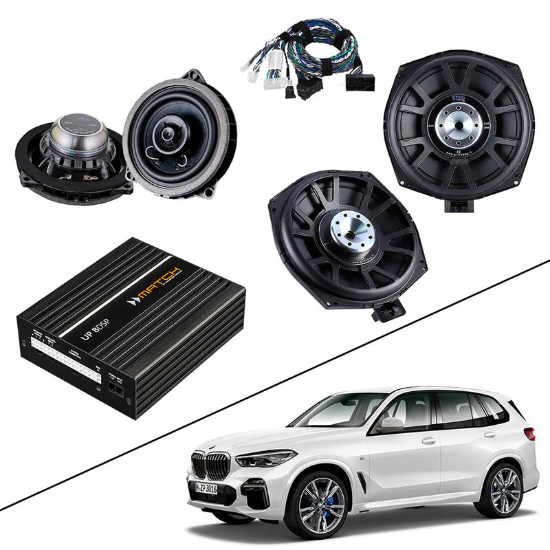 Speaker & Sub upgrade LEVEL 2 - BMW X5/X7 (2018-2023 | G05/G07) with basic sound