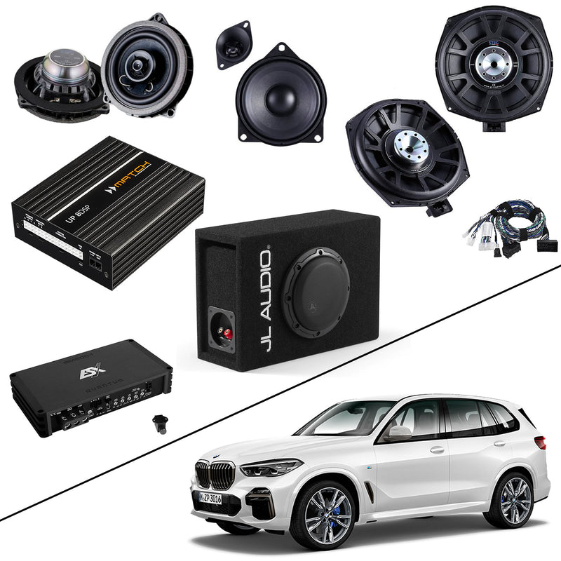 Speaker & Sub upgrade LEVEL 3 - BMW X5/X7 (2018-2023 | G05/G07) with basic sound