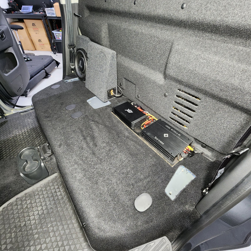BASSER VW Amarok R - 10" Fit-Box Subwoofer Enclosure 12L Right Side