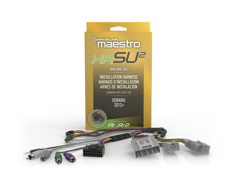 iDatalink Maestro HRN-HRR-SU2 - SU2 Plug And Play T-Harness For 2013 - 2019 Subaru Vehicles