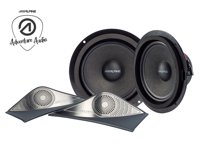 ALPINE SPC-106S907 - 6.5" 60W RMS Component Speakers For Mercedes-Benz Sprinter 907/910