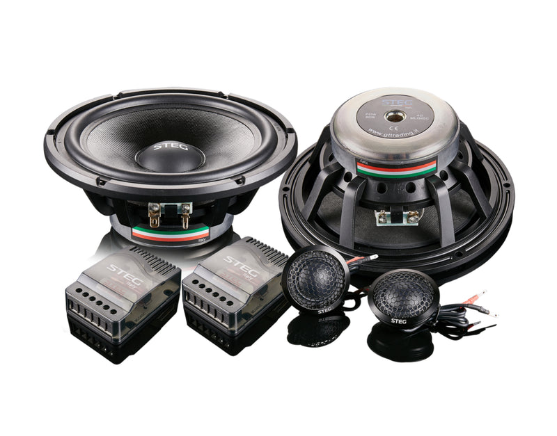 STEG MLG65C - 6.5" 80W RMS 2-Way Speaker Set