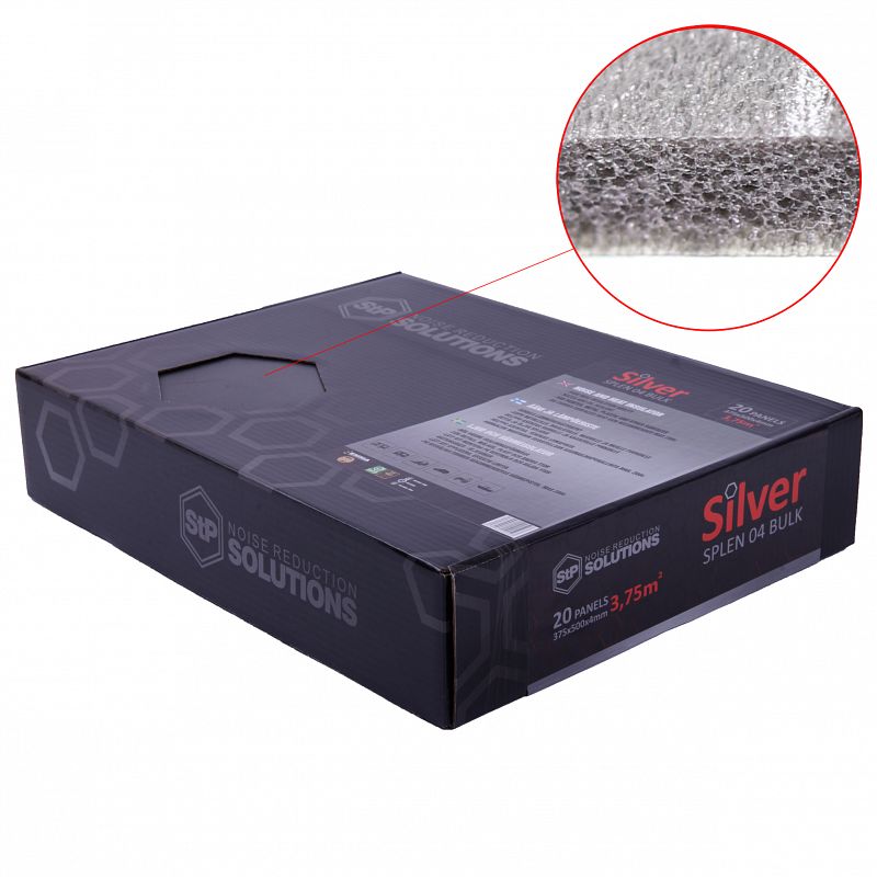 STP Silver | Splen 04 - Sealing, Heat & Sound Insulating Sheet 4mm