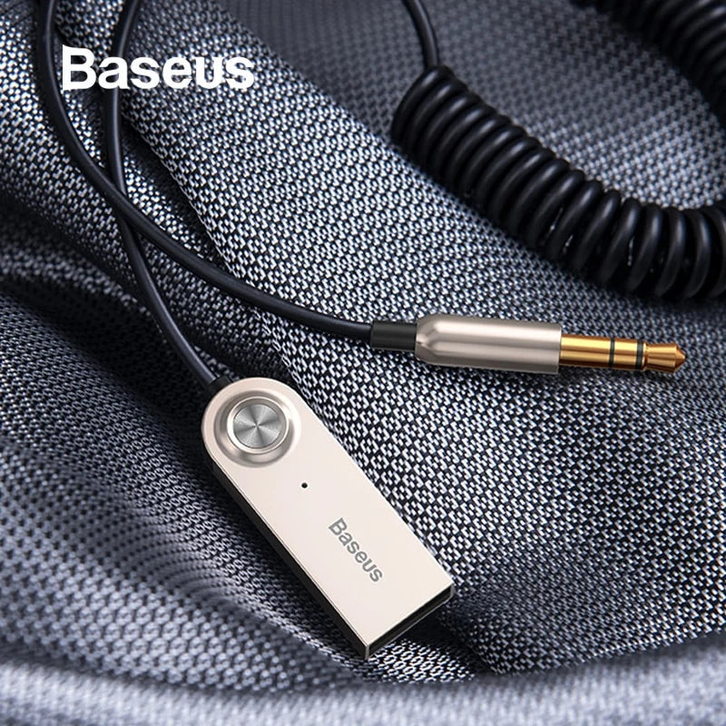 BASEUS BA01 - USB Bluetooth Transmitter Wireless Bluetooth Receiver 5.0 Car AUX 3.5mm Bluetooth Adapter