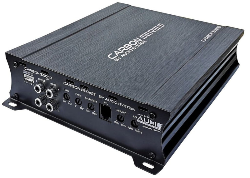 Audio System Carbon 500.1 D - 500W RMS Mini Digital Mono Amplifier