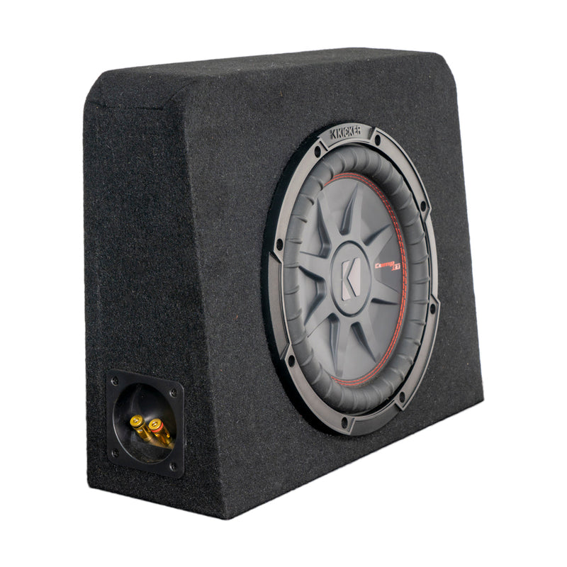 KICKER CWRT 102 | Combo - 10" 400W RMS 4Ω 10L Compact Sealed Subwoofer Box