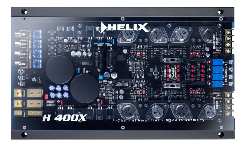 HELIX H 400X - 4x125W RMS High-End Analog Amplifier