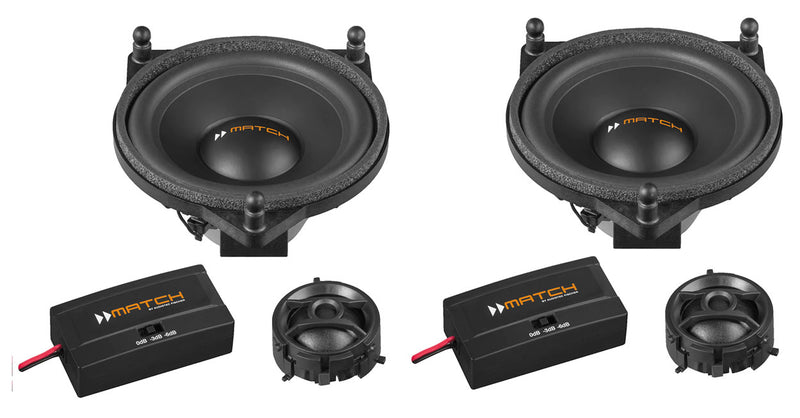 MATCH UP C42MB-FRT - 4" Component Speaker Set For MERCEDES