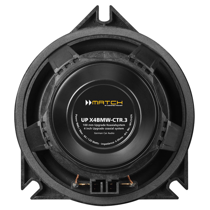 MATCH UP X4BMW-CTR.3 - 4" Center Coaxial Speaker for BMW and MINI