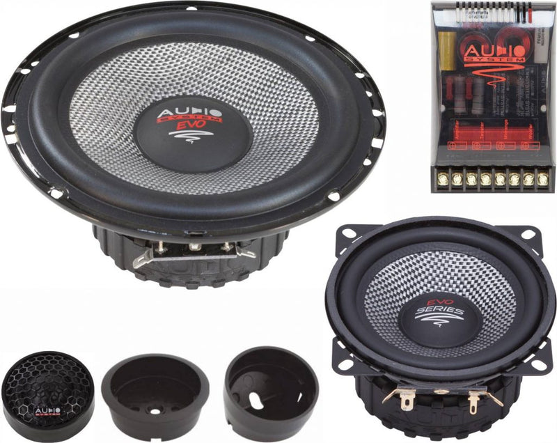 Audio System X 165/3 Evo 2 - 6.5" 3-Way KICKBASS Component System