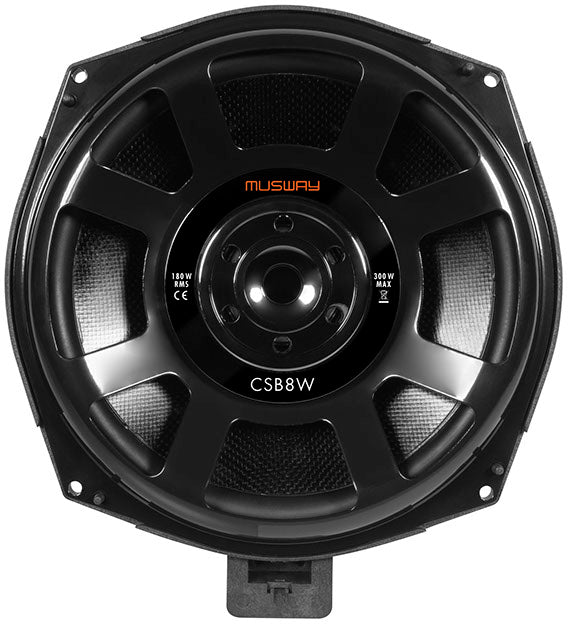 MUSWAY CSB8W - 8" 2Ω underseat subwoofer for BMW and MINI | pair
