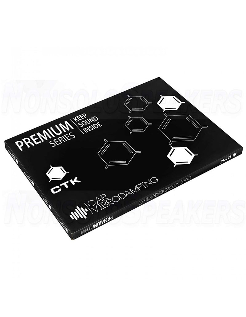 CTK Premium 18 - Aluminum-Butyl Sound Deadening Self-Adhesive Mat 1,8mm