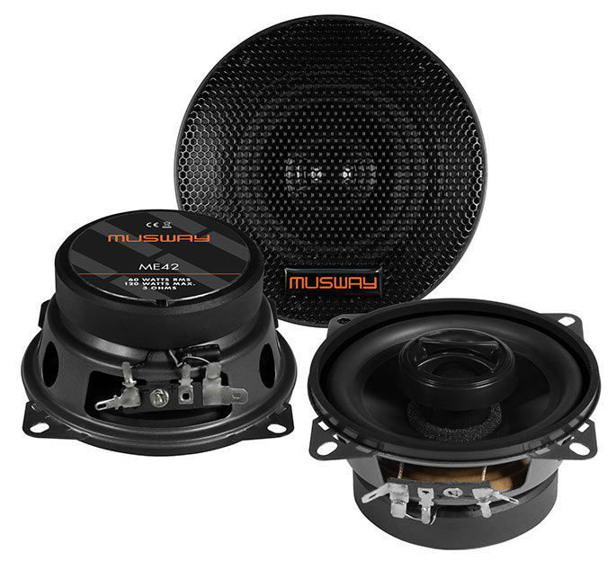 MUSWAY ME42 - 4" 60W RMS coaxial speaker