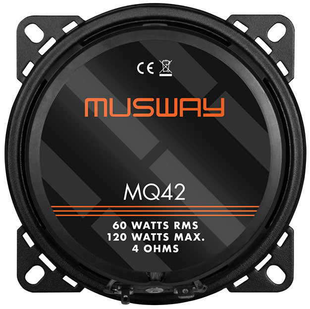MUSWAY MQ42 - 4" 2-Way Coaxial Speakers