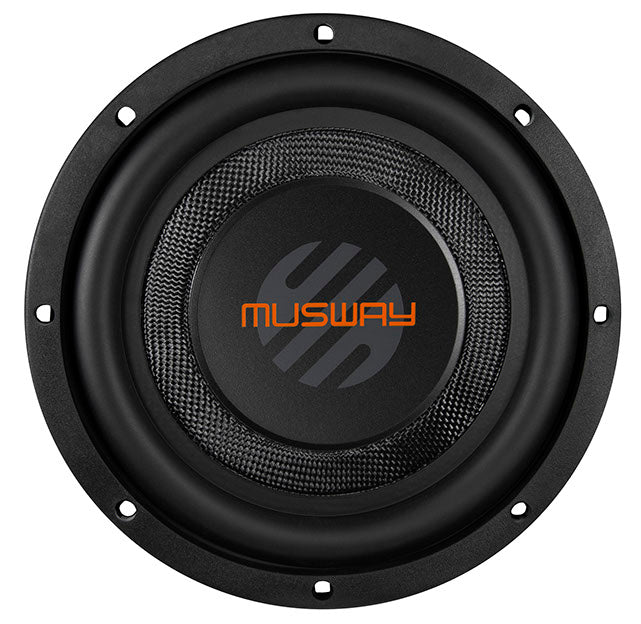 MUSWAY MWS822 - 8" 250W RMS Shallow Mount Subwoofer