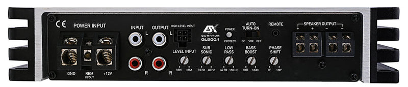 ESX QL500.1 - 500W RMS Compact Digital Mono Amplifier