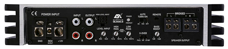 ESX QL500.2 - 2x250W RMS Compact Digital Amplifier