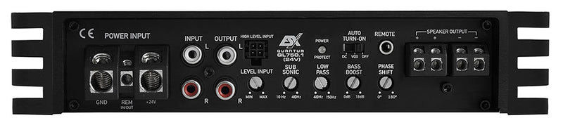 ESX QL750.1 (24V) - 750W RMS Compact Digital Mono Amplifier For Trucks
