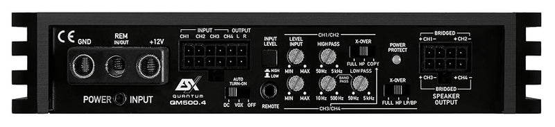 ESX QM500.4 - 4x125W RMS Mini Digital Amplifier